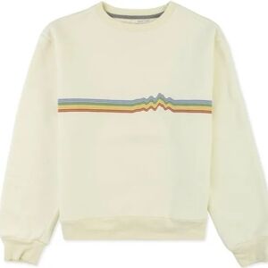 Patagonia The Uprisal Crew Off White Graphic Sweatshirt